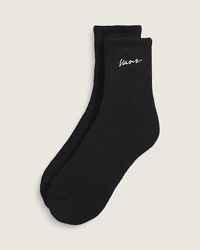 Classic Script Half Crew Socks