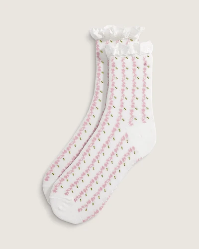 Sereno Lace Crew Socks