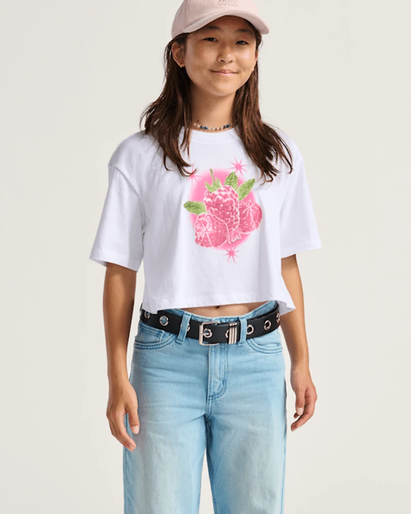 Kids Star Berries Crop T-Shirt