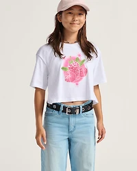 Kids Star Berries Crop T-Shirt