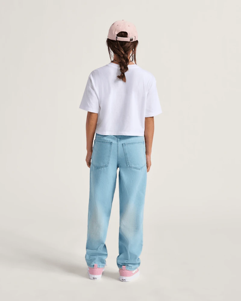 Kids Sirelle Denim Puddle Pants