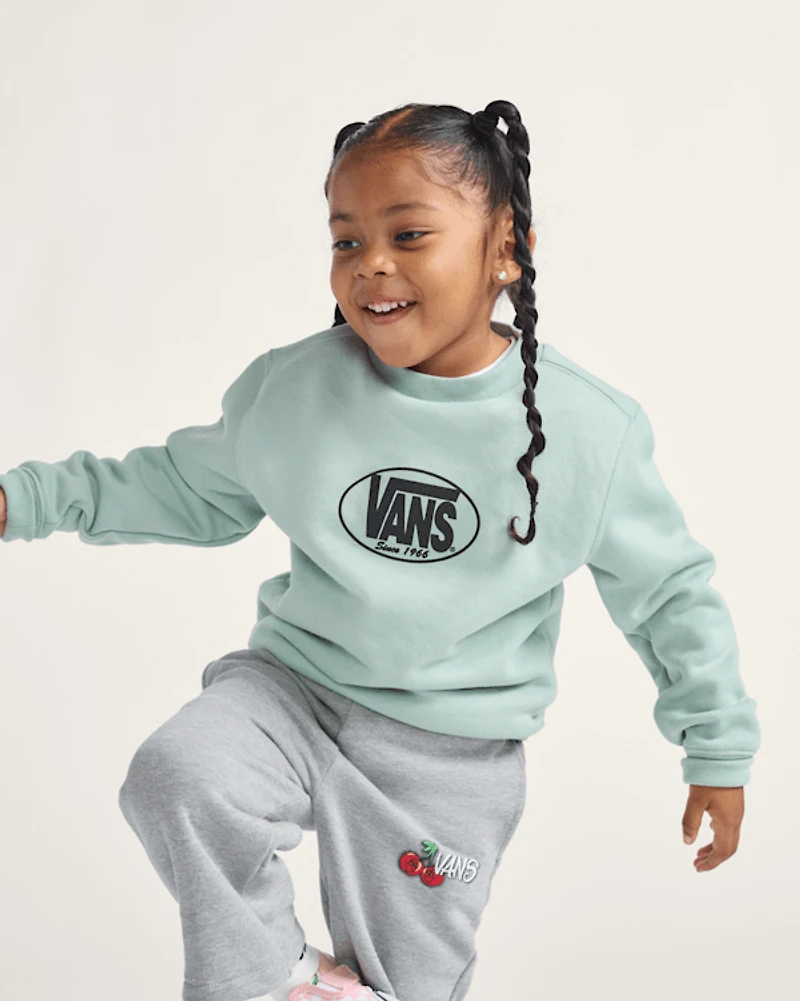 Little Kids Classic Oval Crew Sweatshirt