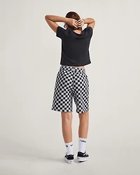 Checkerboard Fleece Shorts