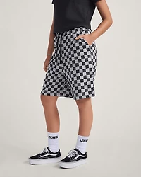 Checkerboard Fleece Shorts