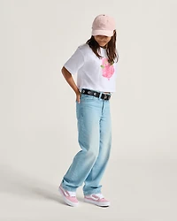 Kids Sirelle Denim Puddle Pants