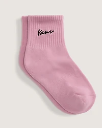 Kids Classic Script Half Crew Socks 6-Pack