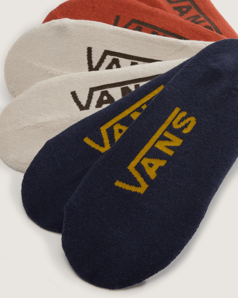 Classic No Show Socks 3-Pack