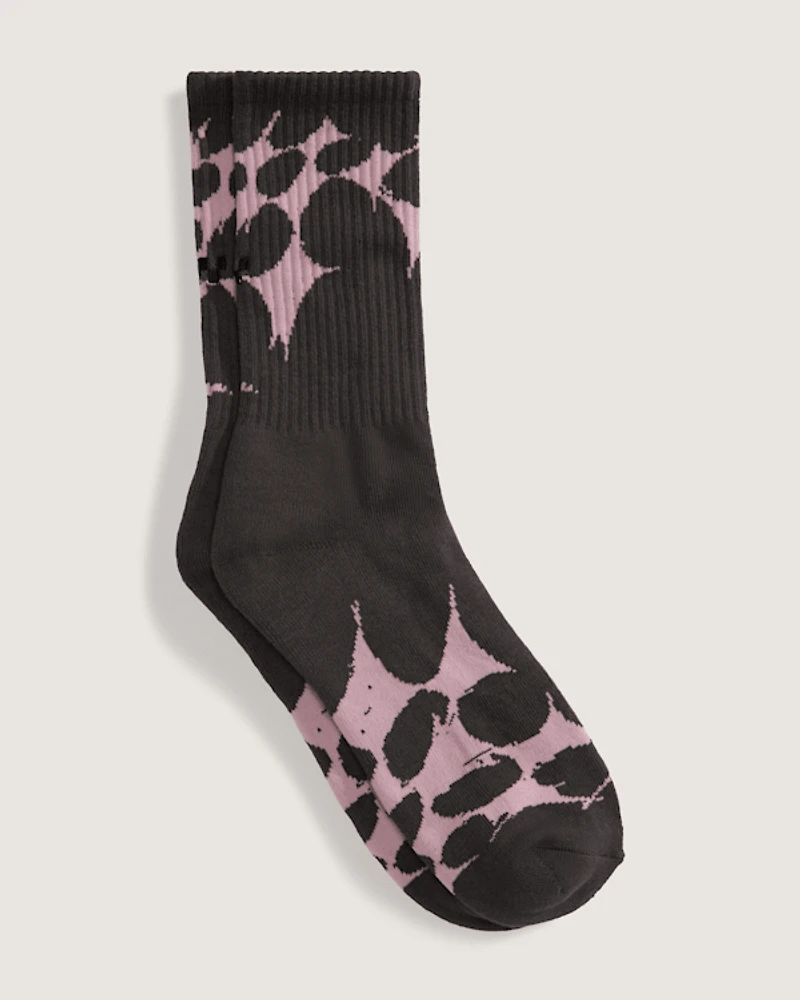 Skate Splatter Web Crew Socks