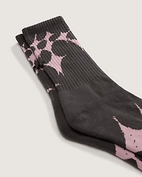 Skate Splatter Web Crew Socks