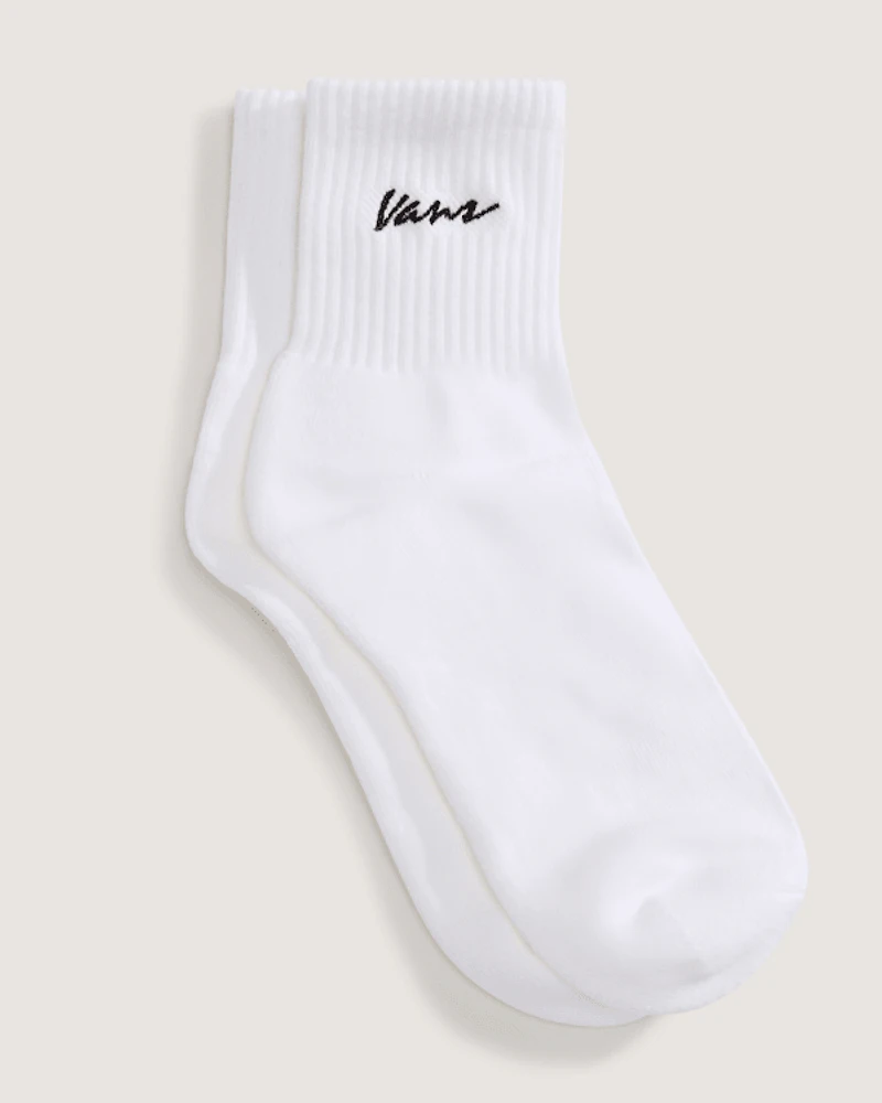 Classic Script Half Crew Socks