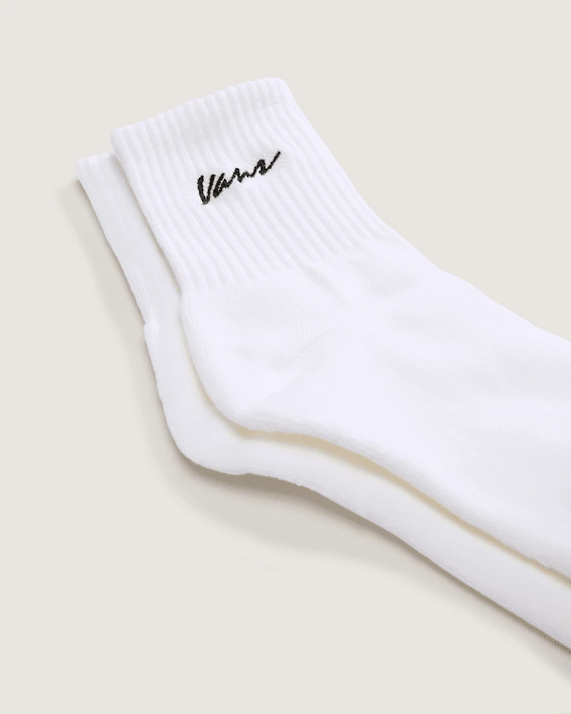 Classic Script Half Crew Socks