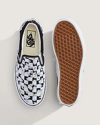 Classic Slip-On Platform Checkerboard Shoe