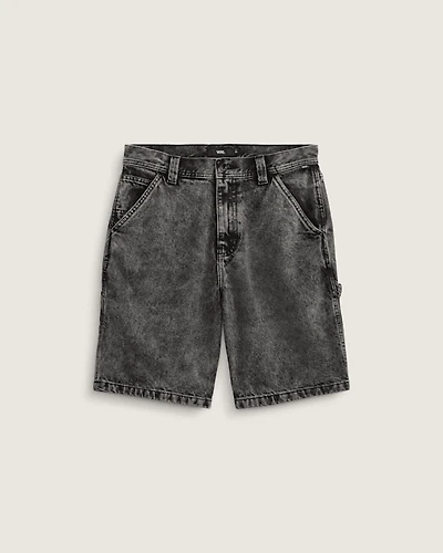 Drill Chore Loose Denim Shorts