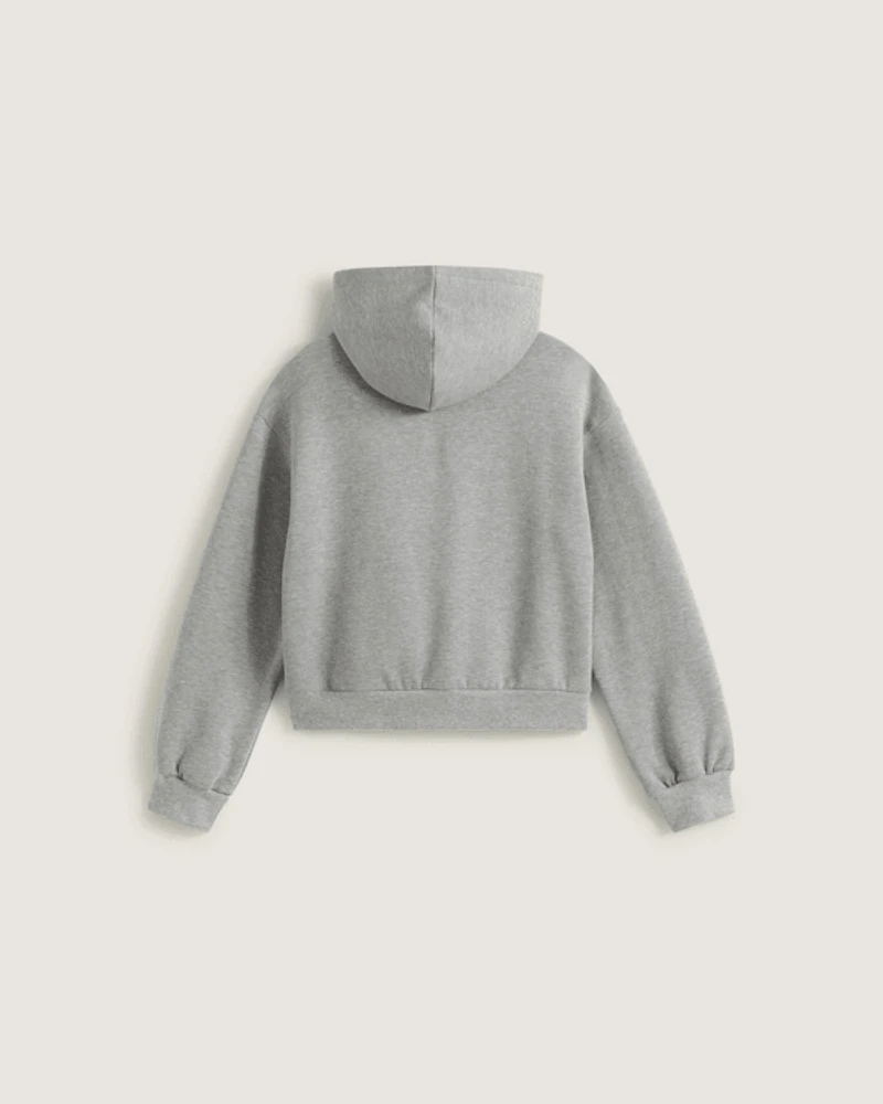 Kids Van-Archy Label Zip Hoodie
