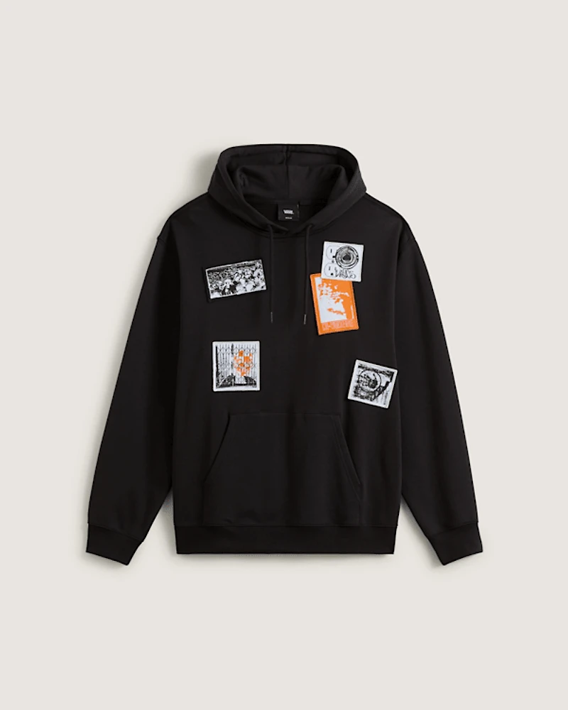 Punk Patch Pullover Hoodie