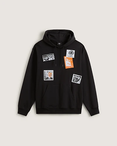 Punk Patch Pullover Hoodie