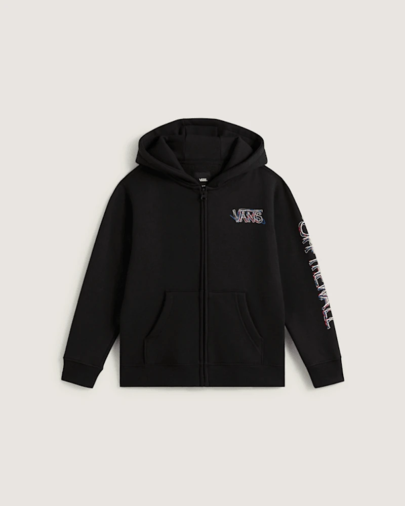 Little Kids Scribbled Past Zip Hoodie