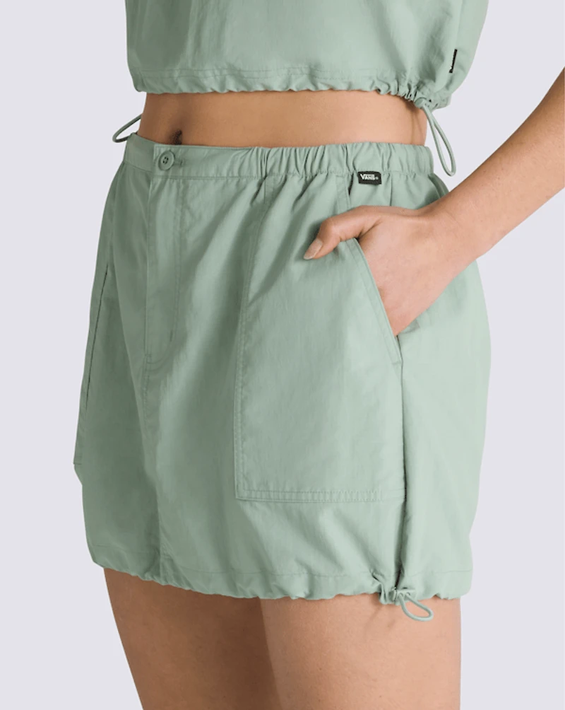 Riley Nylon Mini Skirt