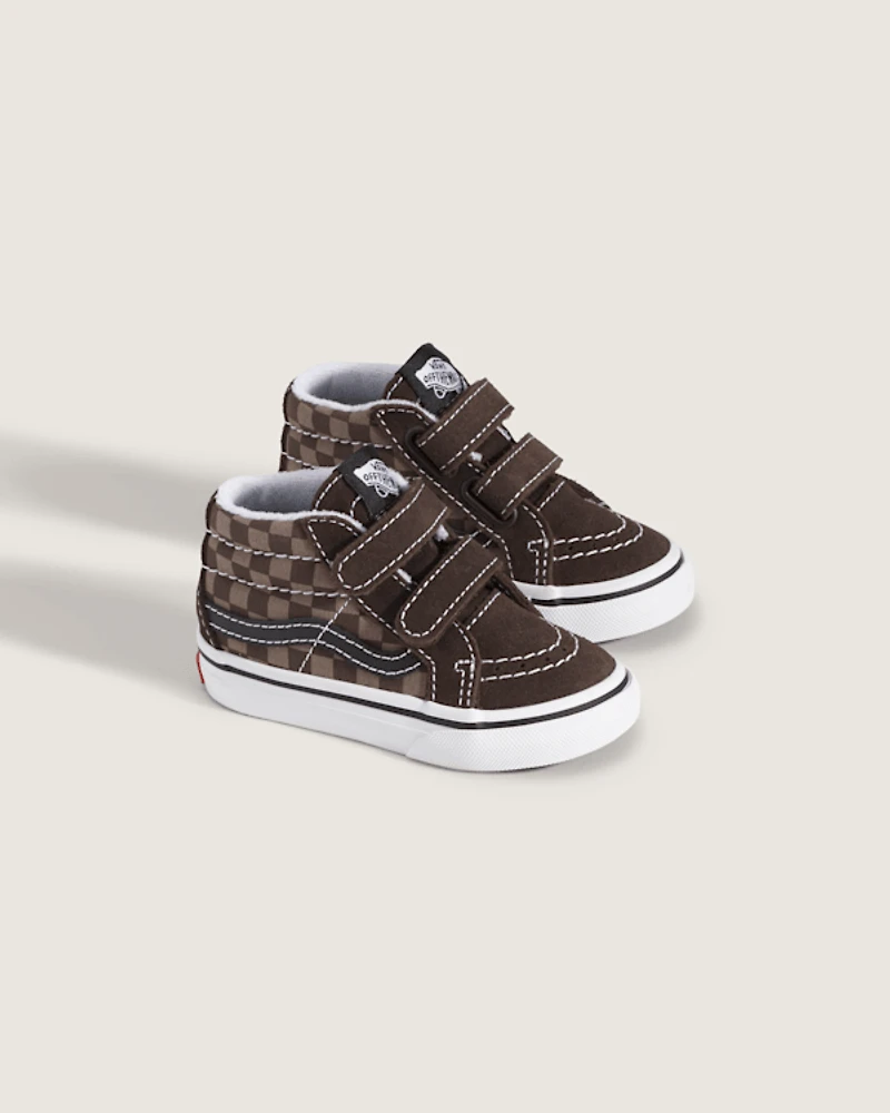 Toddler Sk8-Mid V Checkerboard Shoe