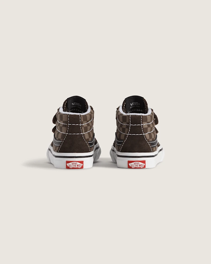 Toddler Sk8-Mid V Checkerboard Shoe