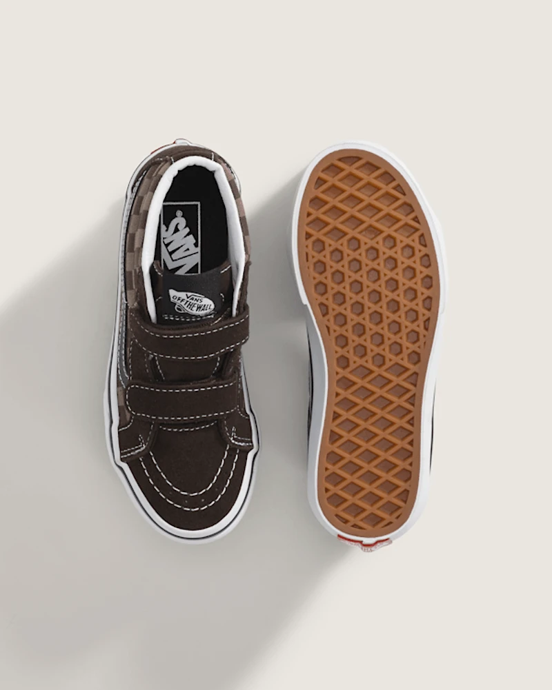 Little Kids' Sk8-Mid V Checkerboard Shoe