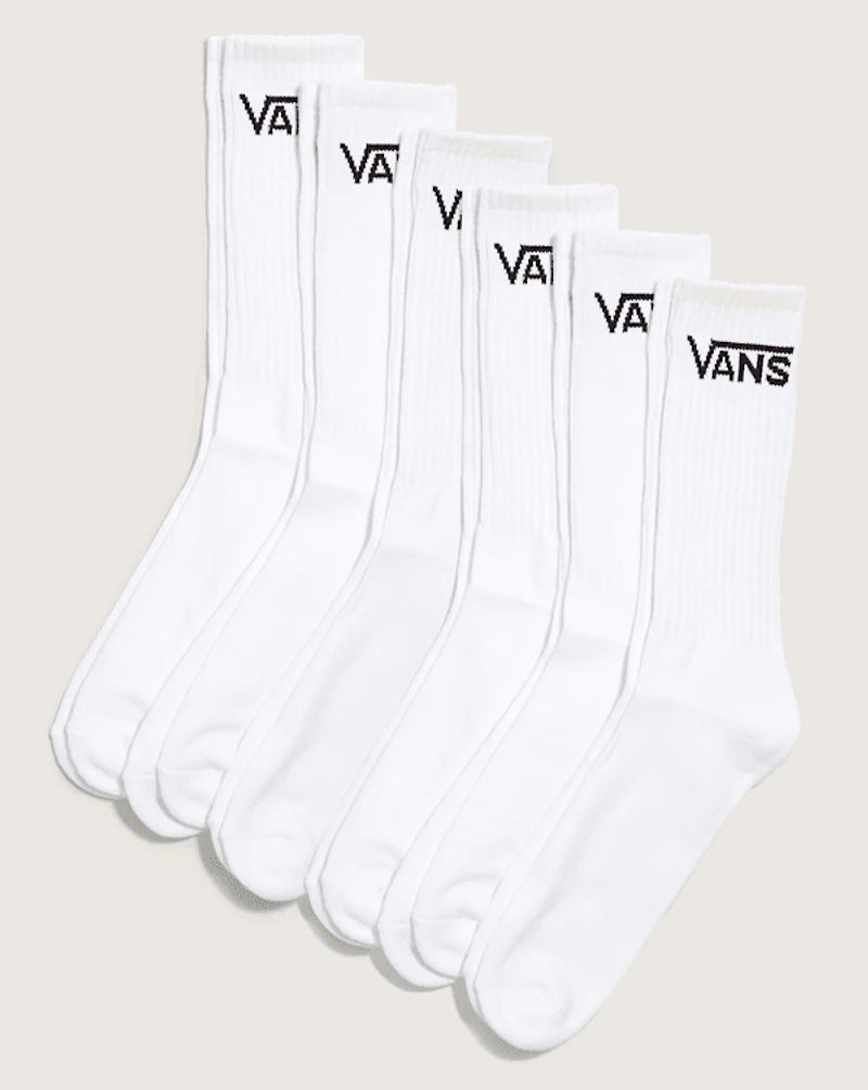 Classic Crew Socks 6-Pack
