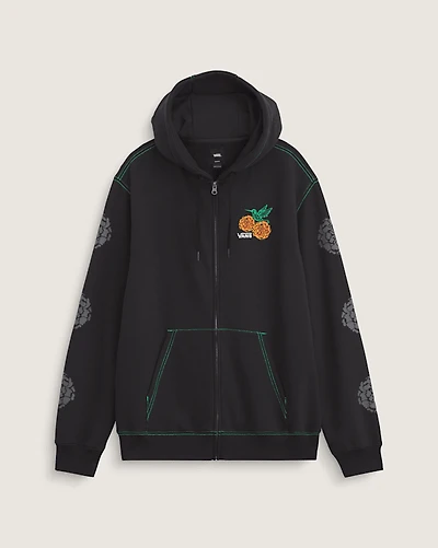 Dia de los Muertos Colibri Zip Hoodie