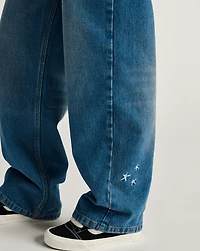 Sirelle Embroidered Denim Pants