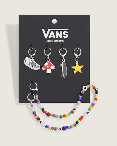 Vans Waffle Shop Beaded Board Shoe Charm Set