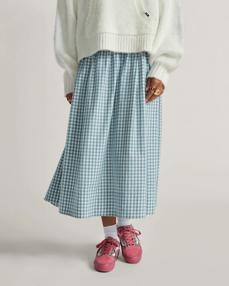 Francesca Full Plaid Skirt