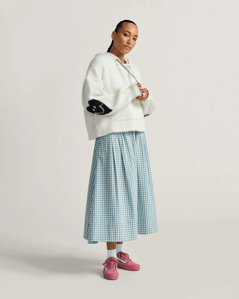 Francesca Full Plaid Skirt