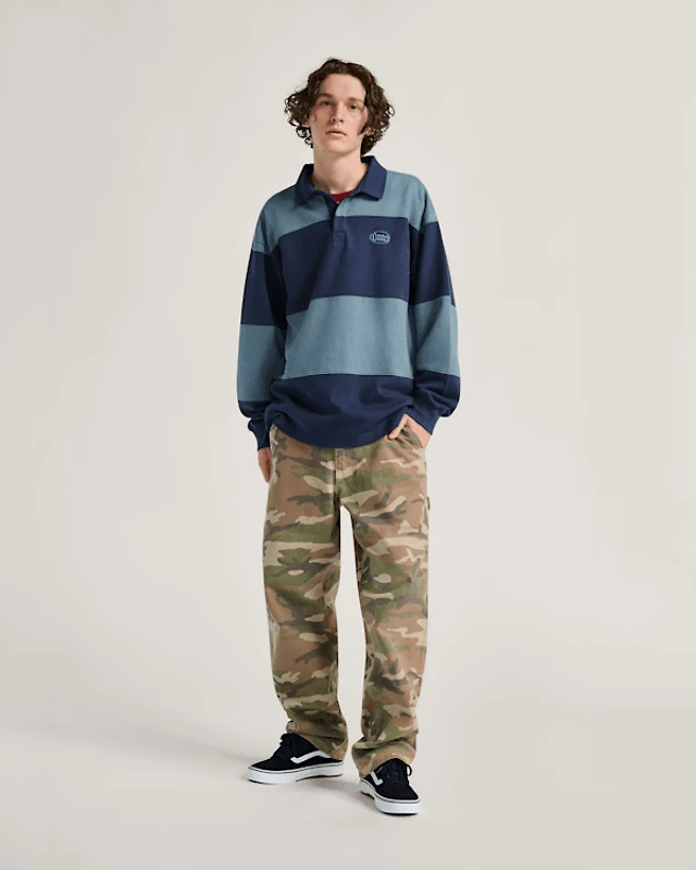 VANS Bowman Rugby Long Sleeve Shirt Arden Fair