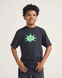 Little Kids Star Checker T-Shirt