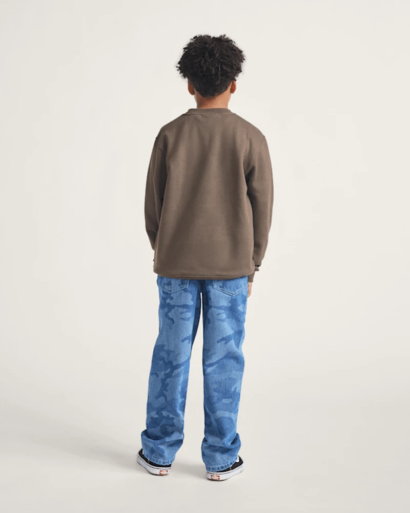 Kids Check-5 Loose Denim Pants