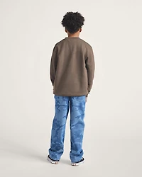 Kids Check-5 Loose Denim Pants