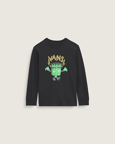 Little Kids Frankenwaffle Halloween Long Sleeve T-Shirt