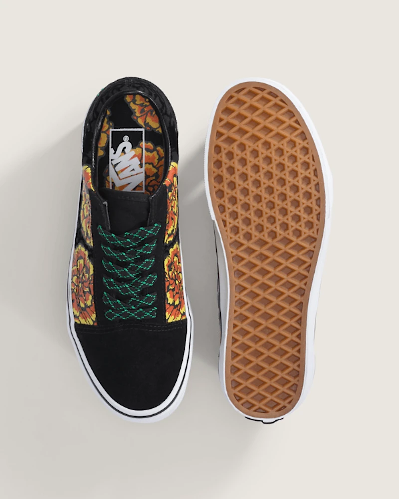 Old Skool Dia de los Muertos Shoe