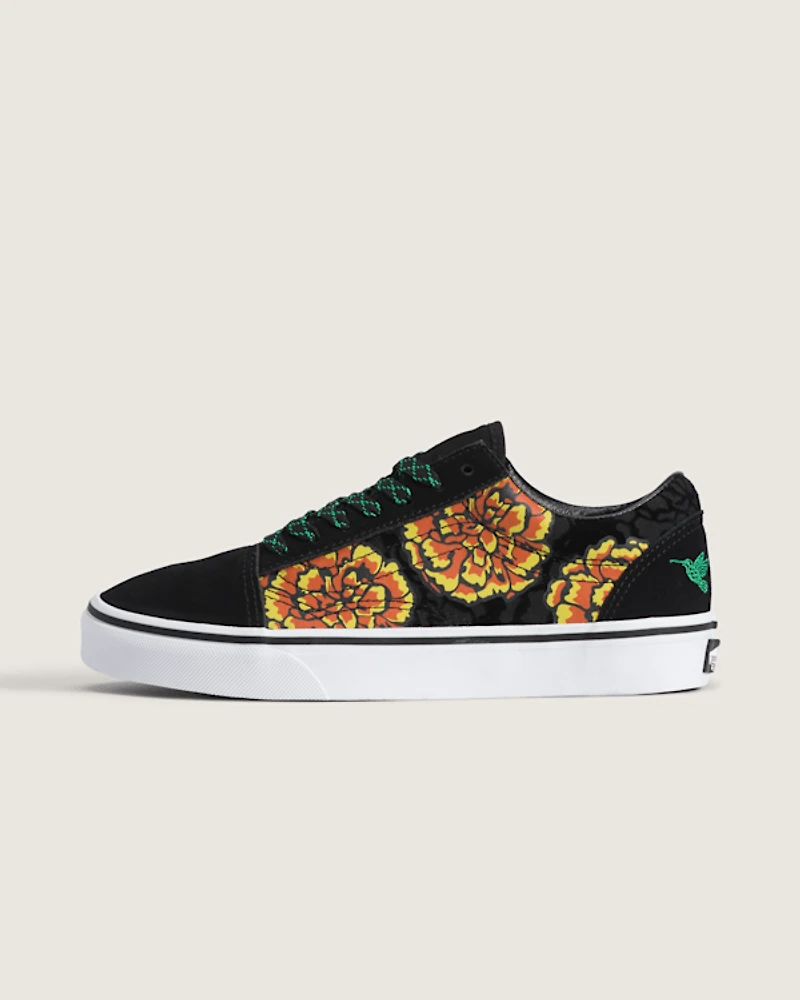 Old Skool Dia de los Muertos Shoe