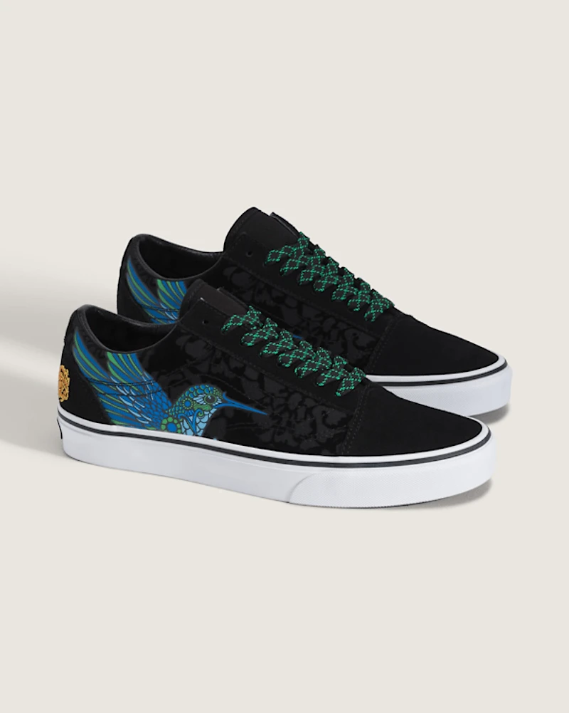 Old Skool Dia de los Muertos Shoe