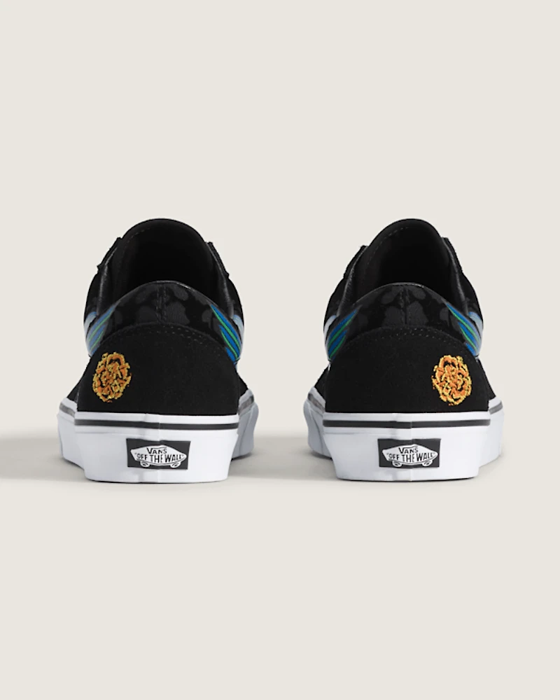 Old Skool Dia de los Muertos Shoe