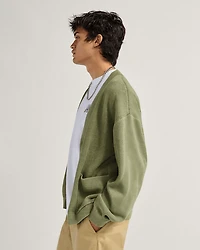 Bayview Acid Wash Cardigan Sweater