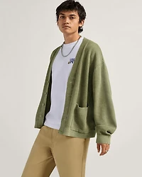 Bayview Acid Wash Cardigan Sweater