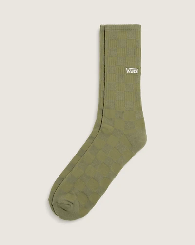 Checkerboard Crew Socks