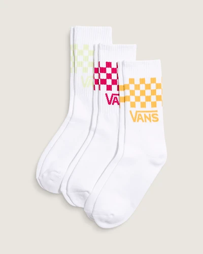 Classic Checkerboard Crew Socks