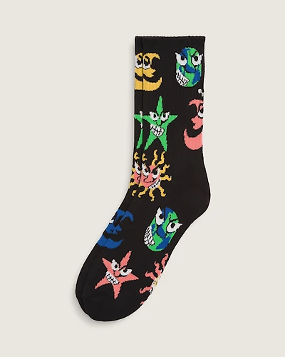 Skate Face Crew Socks