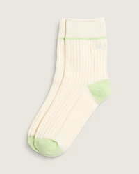 Waffle Half Crew Socks