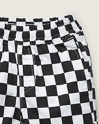 Little Kids Range Elastic Checkerboard Shorts