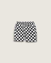 Kids Little Range Elastic Checkerboard Shorts