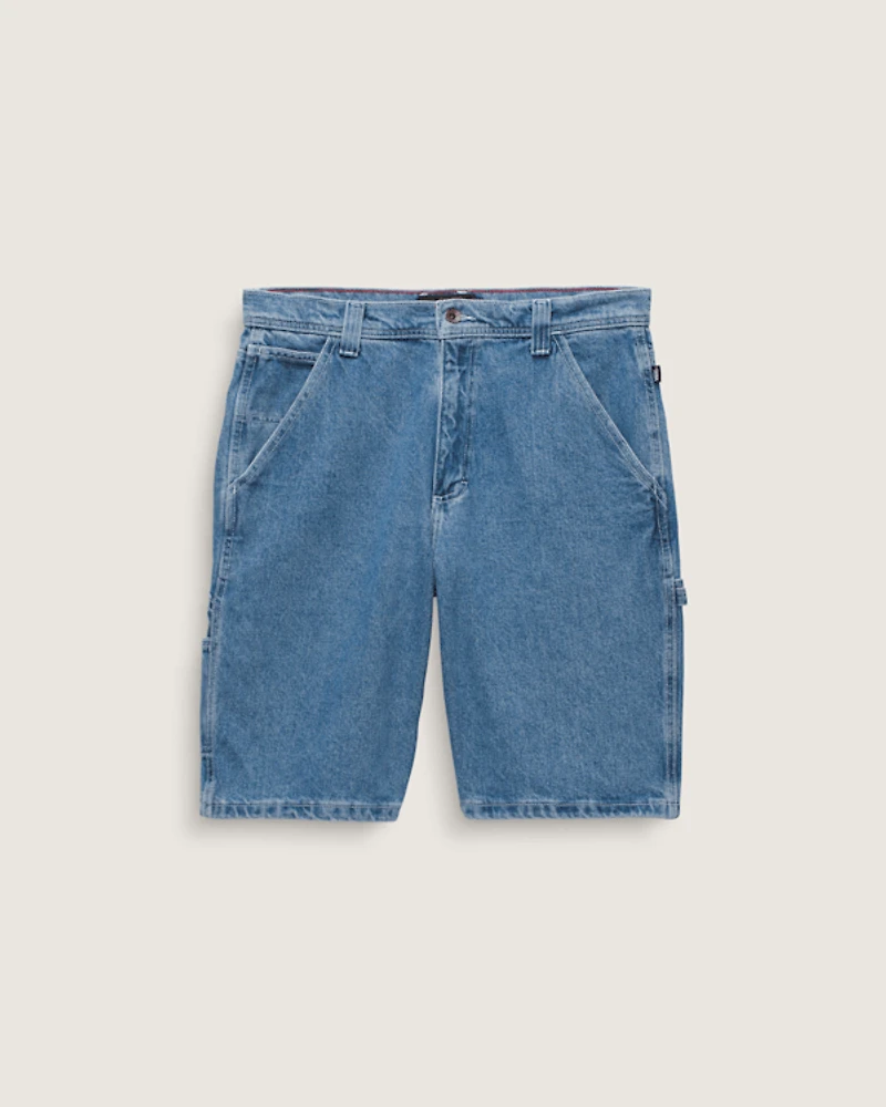 Drill Chore Loose Denim Shorts
