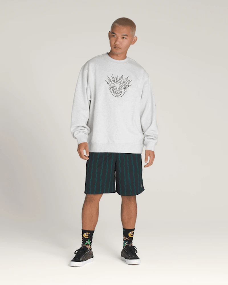 Skate Smile Spike Crew Sweatshirt